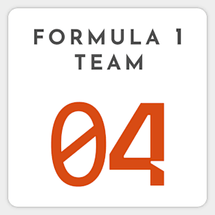 Formula One Team Sticker